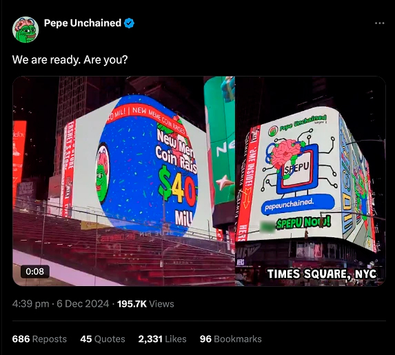 Реклама криптовалюты