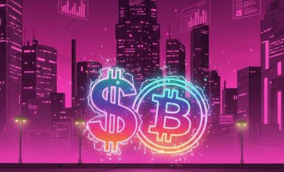 Доллар и биткоин