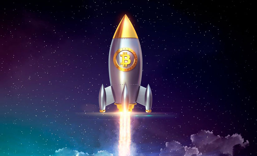 Биткоин на ракете