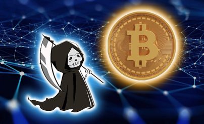 Крест смерти биткоина