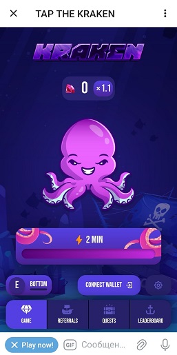 Тапалка в Телеграм