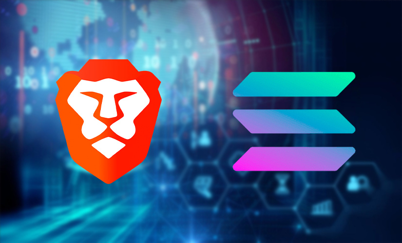 Brave стал партнером блокчейна Solana