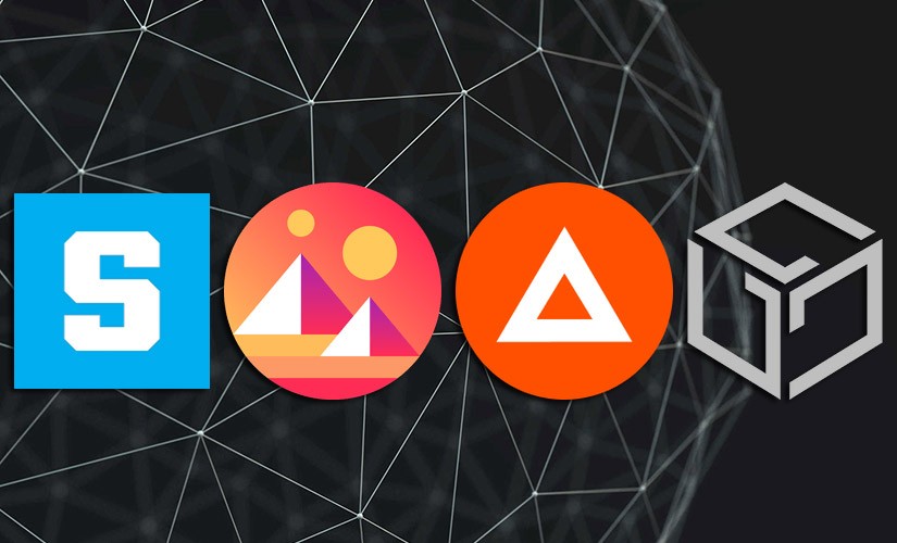 SAND, GALA, BAT и MANA