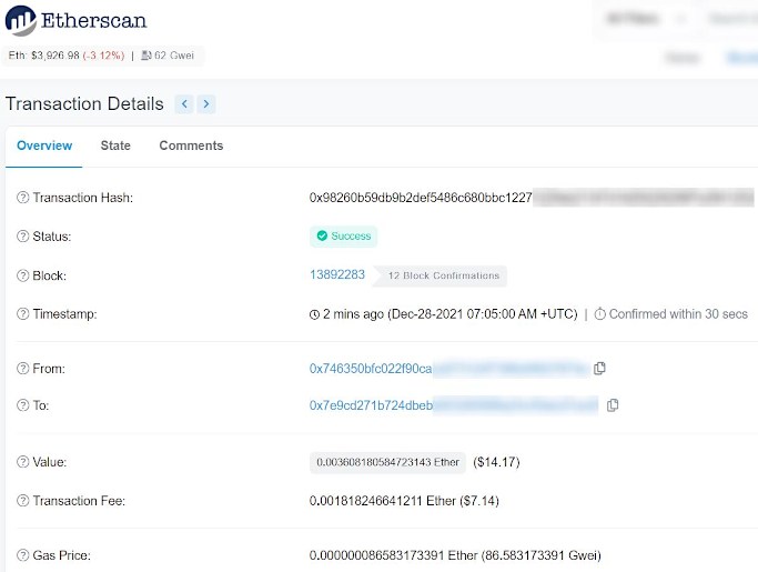 Криптовалютный мониторинг